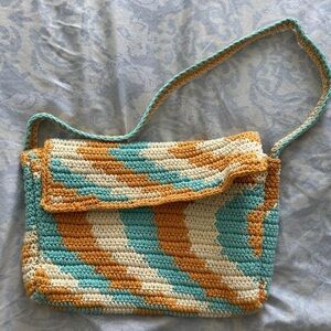 Women’s Wild Fable Multicolor Crochet Knit Shoulder Bag